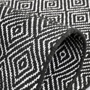 Cotton Flatweave Area Rug Footmat Doormat Woven